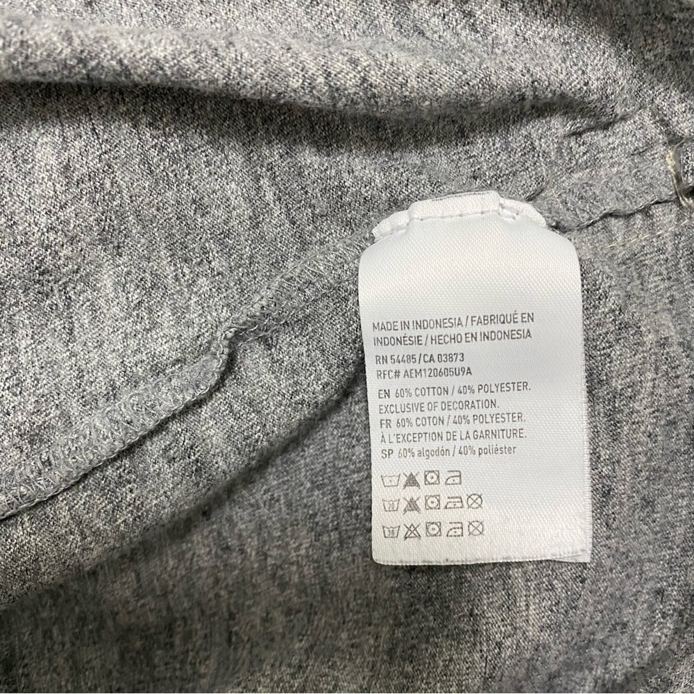 American Eagle Outfitter Gray Short Sleeve Henley T-Shirt Size S - Picture 4 of 8